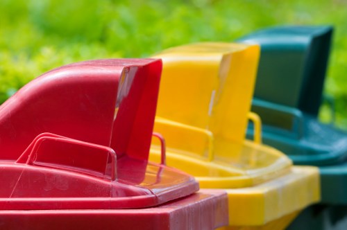 Professional waste removal team servicing a New Cross business